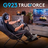 Logitech G G923 Zwart USB 2.0 Stuurwiel + pedalen Analoog/digitaal PC, PlayStation 4, PlayStation 5 - thumbnail