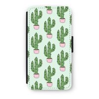 Cactus Lover: iPhone XS Flip Hoesje