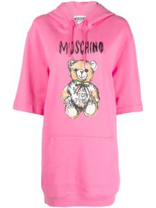 Moschino robe imprimée Teddy Bear en coton biologique - Rose