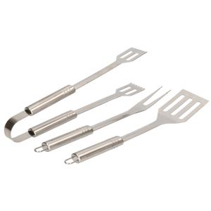 Alpina BBQ tools - 3-delige gereedschapset - RVS