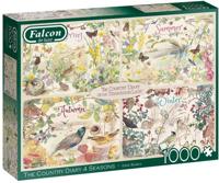 Falcon de luxe The Country Diary 4 Seasons 1000 stukjes