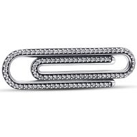 Pandora Me 792297C01 Link Styling Pavé Paperclip zilver-zirconia wit