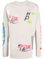 Heron Preston t-shirt OS Global Collage à manches longues - Tons neutres - thumbnail