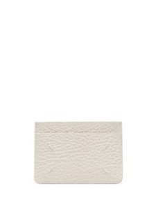 Maison Margiela four-stitch leather card holder - Tons neutres