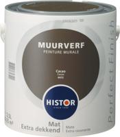 Histor Perfect Finish Muurverf Mat - Cacao - 2,5 liter