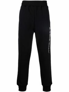 A-COLD-WALL* pantalon de jogging fuselé à logo imprimé - Noir