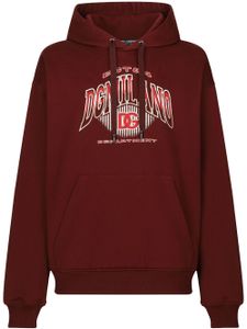 Dolce & Gabbana hoodie à logo imprimé - Noir