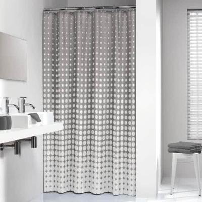 Sealskin douchegordijn Speckles polyester grijs print 180x200 cm