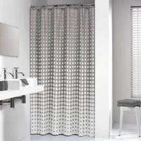 Sealskin douchegordijn Speckles polyester grijs print 180x200 cm