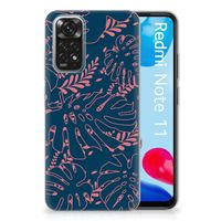 Xiaomi Redmi 10 | Redmi Note 11 4G TPU Case Palm Leaves - thumbnail