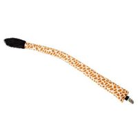 Giraffen dieren verkleedset staart met clip 68 cm   - - thumbnail