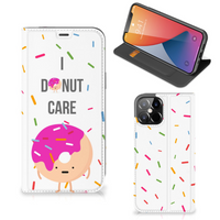 iPhone 12 Pro Max Flip Style Cover Donut Roze - thumbnail