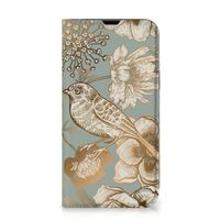 Smart Cover voor iPhone 13 Vintage Bird Flowers - thumbnail