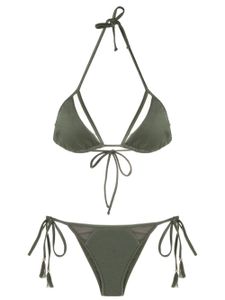 Brigitte bikini à découpes - Vert