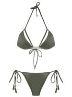 Brigitte bikini à découpes - Vert - thumbnail