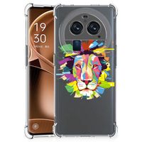 OPPO Find X6 Pro Stevig Bumper Hoesje Lion Color