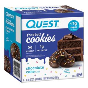 Quest Frosted Cookies Chocolate Cake (8 stuks)