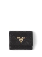 Prada petit portefeuille à design torsadé - Noir