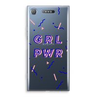 GRL PWR: Sony Xperia XZ1 Transparant Hoesje