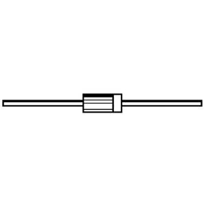 STMicroelectronics Schottky diode gelijkrichter BAT43 DO-35 30 V Enkelvoudig