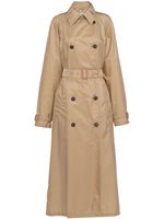 Prada trench Re-Nylon à taille ceinturée - Tons neutres