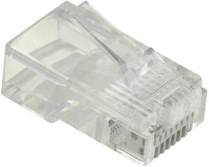 Value 21.99.3060 VALUE Modular Plug niet afgeschermd, cat 21.99.3060 Stekker, recht Transparant 10 stuk(s)