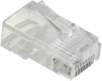 Value 21.99.3060 VALUE Modular Plug niet afgeschermd, cat 21.99.3060 Stekker, recht Transparant 10 stuk(s) - thumbnail