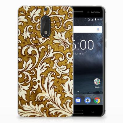 Siliconen Hoesje Nokia 6 Barok Goud Siliconen Hoesje Nokia 6 Barok Goud