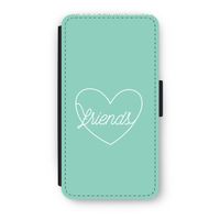 Friends heart pastel: iPhone XS Flip Hoesje - thumbnail