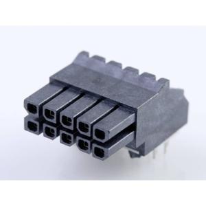 Molex 447641001 Male header, inbouw (standaard) Totaal aantal polen: 10 Inhoud: 1 stuk(s) Tray