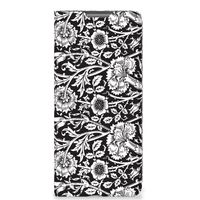 Xiaomi 12 Pro Smart Cover Black Flowers