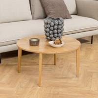 Bendt Ronde Salontafel Rosaleen Eiken, 80cm - Naturel - thumbnail