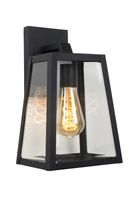 Lucide MATSLOT - Wandlamp Buiten - 1xE27 - IP23 - Zwart