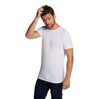 Bamboo Basics - Heren Extra Lang T-shirt (2-pack) - Wit - Ruben - Ronde Hals - Thermo - Perfect Fit, Zijdezacht en Hypoallergeen