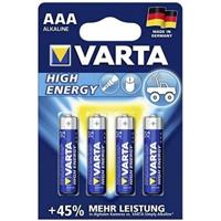 Varta 4903 Longlife Power Batterijen (4 AAA Blister Pack)