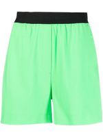 MSGM short à taille logo - Vert