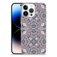 iPhone 14 Pro Max TPU Siliconen Hoesje Flower Tiles - thumbnail