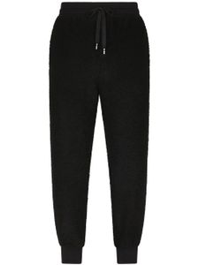 Dolce & Gabbana pantalon de jogging à fini texturé - Noir