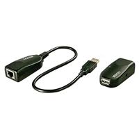 LINDY USB 2.0 Cat.5 Extender 50m Classic 1 Port. 42693 grijs