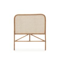 Kave Home Hoofdbord Quiterie Recht, Rotan, 98 x 110cm