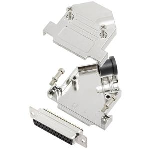 TRU COMPONENTS TCD45NT25MDMSK 7708928 D-sub female connectorset 45 ° Aantal polen: 25 Soldeerkelk 1 stuk(s)