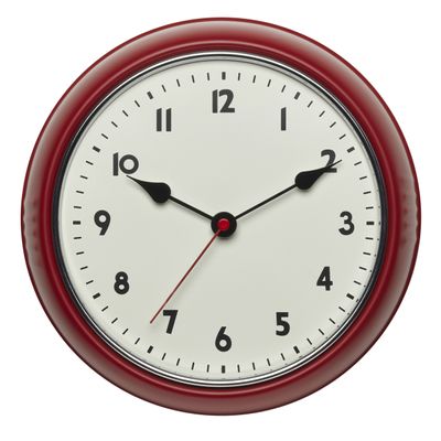 TFA Dostmann 60.3541.05 Wandklok Zendergestuurd 68 mm x 240 mm x 240 mm Rood