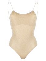 Oséree maillot de bain Lumière à encolure arrondie - Or