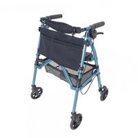 De Fold N Go rollator blauw