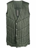 Rick Owens gilet à design matelassé - Vert