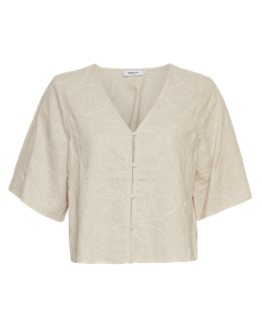 Msch Copenhagen Mschilektra 2 4 Top Emb 18412 Blouse Oatmeal