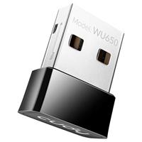 Cudy AC650 Wireless WiFi-adapter 650 Mbps USB voor pc met SoftAP-modus, nano-formaat, compatibel met Windows XP/7/8/8.1/10, Mac OS 10.6~10.11