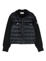 Moncler Enfant Gevoerd jack met pailletten - Blauw
