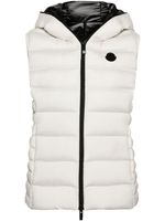 Moncler gilet Aliterse à capuche - Blanc - thumbnail