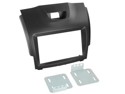 2-DIN Paneel Isuzu D-Max 2nd generation 2012-2018 Kleur: Zwart